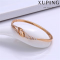 50797 conceptions de bracelets plaqués or Xuping dubai, dernière conception bracelets plaqués or 1 gramme